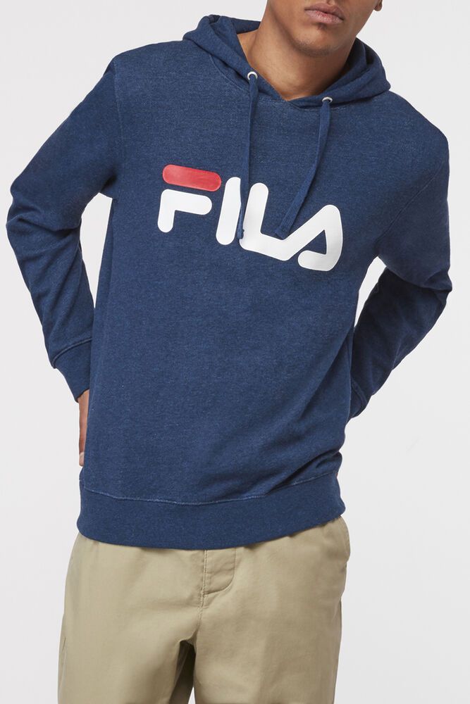 Fila Queens Hoody Hoodie Navy - Mens - 61524QXTN